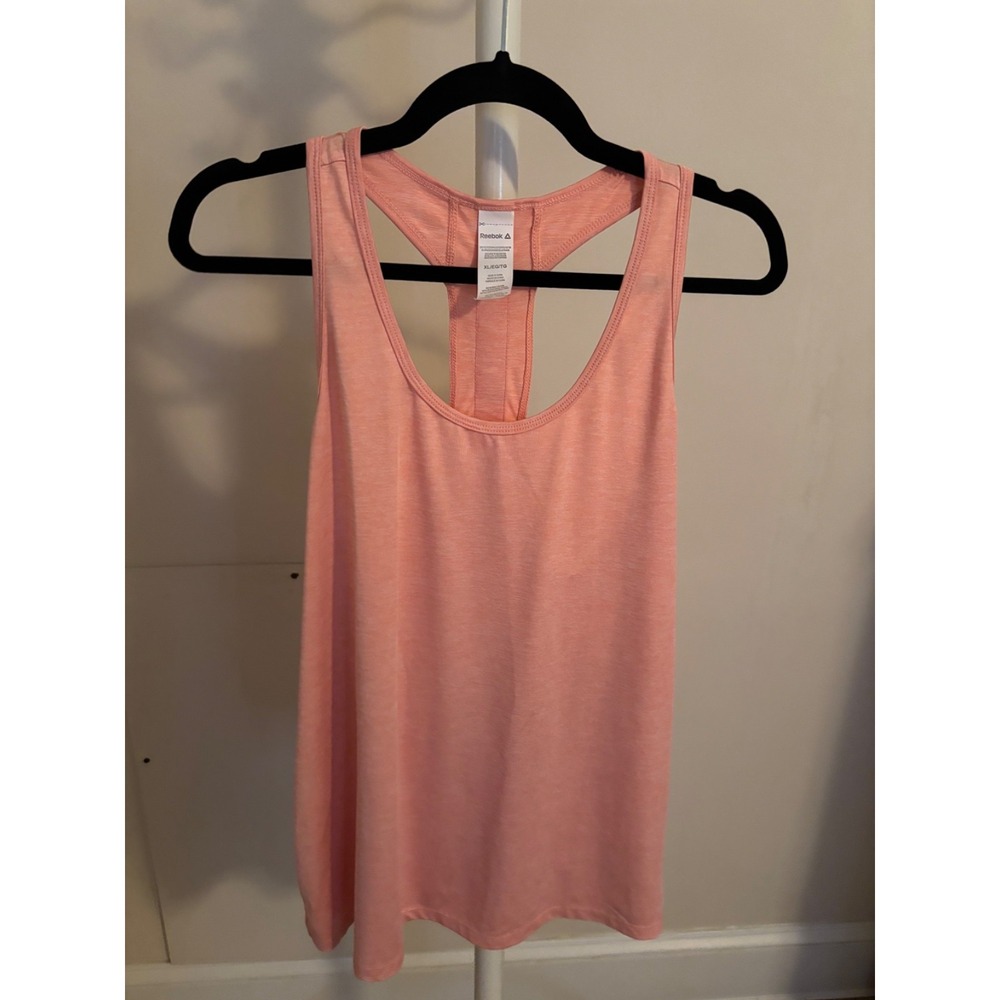Reebox racerback orange peach tank size XL